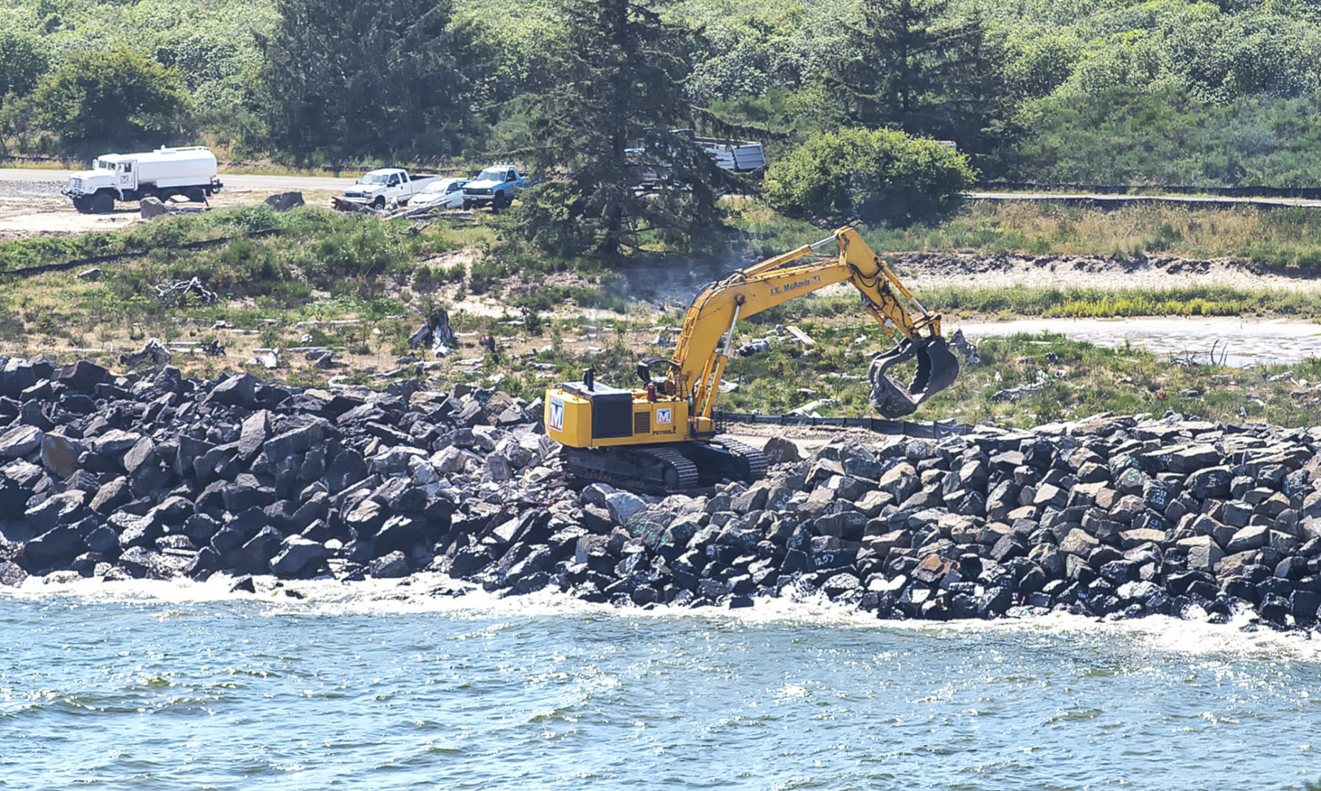 North Jetty rehabilitation work